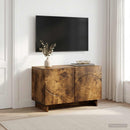 TV-bord 60 x 34.5 x 40 cm Røget eg Konstrueret træ