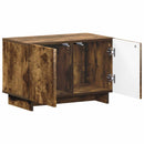 TV-bord 60 x 34.5 x 40 cm Røget eg Konstrueret træ