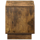 TV-bord 60 x 34.5 x 40 cm Røget eg Konstrueret træ
