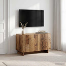 TV-bord 60 x 34.5 x 40 cm Gammelt træ Konstrueret træ