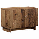 TV-bord 60 x 34.5 x 40 cm Gammelt træ Konstrueret træ