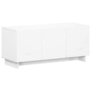 TV-bord 90 x 34.5 x 40 cm Hvid Konstrueret træ