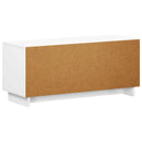TV-bord 90 x 34.5 x 40 cm Hvid Konstrueret træ