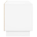 TV-bord 90 x 34.5 x 40 cm Hvid Konstrueret træ