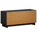 TV-bord 90 x 34.5 x 40 cm Sort Konstrueret træ