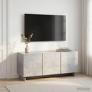 TV-bord 90 x 34.5 x 40 cm Betongrå Konstrueret træ