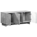 TV-bord 90 x 34.5 x 40 cm Betongrå Konstrueret træ