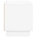 TV-bord 90 x 34.5 x 40 cm Hvid højglans Konstrueret træ