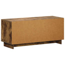 TV-bord 90 x 34.5 x 40 cm Røget eg Konstrueret træ