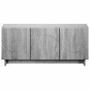 TV-bord 90 x 34.5 x 40 cm Grå Sonoma Konstrueret træ