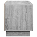 TV-bord 90 x 34.5 x 40 cm Grå Sonoma Konstrueret træ