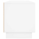 TV-bord 140 x 34.5 x 40 cm Hvid Konstrueret træ
