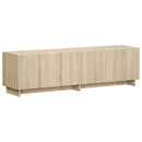 TV-bord 140 x 34.5 x 40 cm Sonoma-eg Konstrueret træ