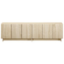 TV-bord 140 x 34.5 x 40 cm Sonoma-eg Konstrueret træ