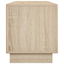 TV-bord 140 x 34.5 x 40 cm Sonoma-eg Konstrueret træ