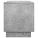 TV-bord 140 x 34.5 x 40 cm Betongrå Konstrueret træ