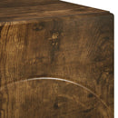 TV-bord 140 x 34.5 x 40 cm Røget eg Konstrueret træ