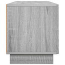 TV-bord 140 x 34.5 x 40 cm Grå Sonoma Konstrueret træ