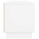 TV-bord 179,5 x 34,5 x 40 cm Hvid Konstrueret træ