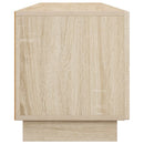 TV-bord 179,5 x 34,5 x 40 cm Sonoma-eg Konstrueret træ