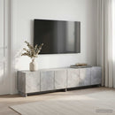 TV-bord 179,5 x 34,5 x 40 cm Betongrå Konstrueret træ