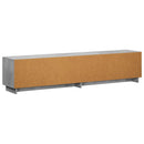 TV-bord 179,5 x 34,5 x 40 cm Betongrå Konstrueret træ