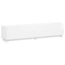 TV-bord 179,5 x 34,5 x 40 cm Hvid højglans Konstrueret træ