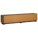 TV-bord 179,5 x 34,5 x 40 cm Røget eg Konstrueret træ
