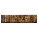 TV-bord 179,5 x 34,5 x 40 cm Røget eg Konstrueret træ