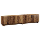 TV-bord 179,5 x 34,5 x 40 cm Gammelt træ Konstrueret træ
