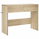 Konsolbord Sonoma-eg 96,5 x 38 x 75 cm Konstrueret træ