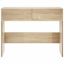 Konsolbord Sonoma-eg 96,5 x 38 x 75 cm Konstrueret træ