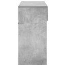 Konsolbord Betongrå 96,5 x 38 x 75 cm Konstrueret træ