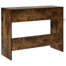 Konsolbord Røget eg 96,5 x 38 x 75 cm Konstrueret træ