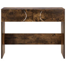 Konsolbord Røget eg 96,5 x 38 x 75 cm Konstrueret træ