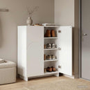 Skoskab 73 x 38 x 87,5 cm Konstrueret træ Hvid