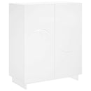 Skoskab 73 x 38 x 87,5 cm Konstrueret træ Hvid