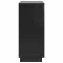 Skoskab 73 x 38 x 87,5 cm Konstrueret træ Sort