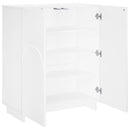 Skoskab 73 x 38 x 87,5 cm Konstrueret træ Hvid højglans