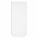 Skoskab 73 x 38 x 87,5 cm Konstrueret træ Hvid højglans