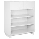 Skoskab 73 x 38 x 87,5 cm Konstrueret træ Hvid