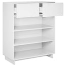 Skoskab 73 x 38 x 87,5 cm Konstrueret træ Hvid