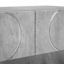 Skoskab 73 x 38 x 87,5 cm Konstrueret træ Betongrå
