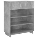 Skoskab 73 x 38 x 87,5 cm Konstrueret træ Betongrå