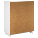 Skoskab 73 x 38 x 87,5 cm Konstrueret træ Hvid højglans
