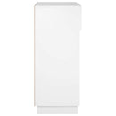 Skoskab 73 x 38 x 87,5 cm Konstrueret træ Hvid højglans