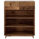 Skoskab 73 x 38 x 87,5 cm Konstrueret træ Gammelt træ