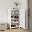 Sko skab 48 x 38 x 87,5 cm Konstrueret træ Hvid
