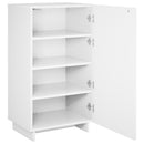 Sko skab 48 x 38 x 87,5 cm Konstrueret træ Hvid