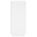 Sko skab 48 x 38 x 87,5 cm Konstrueret træ Hvid